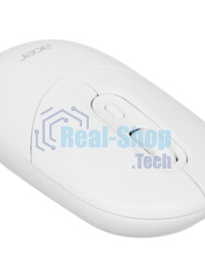 Мышь беспроводная Acer OMR301 белый, 1600 dpi, радиоканал, Bluetooth, USB, кнопки - 4