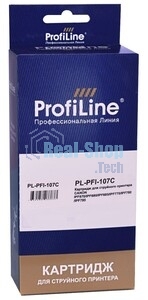 Картридж струйный ProfiLine PL-PFI-107C для принтеров Canon IPF670/IPF680/IPF685/IPF770/IPF780/IPF785 с чернилами Cyan
