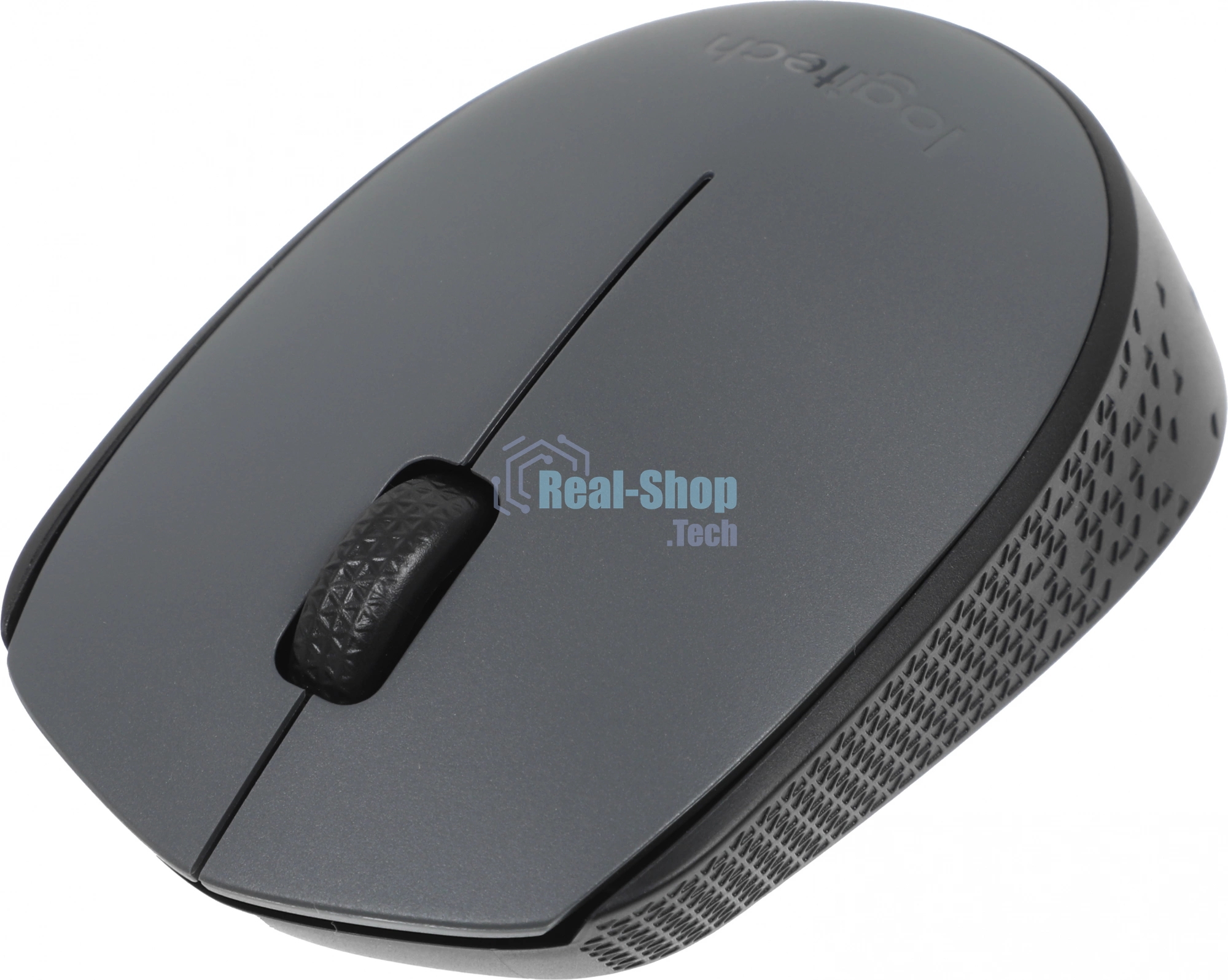 Мышь беспроводная Logitech M170 черный/темно-серый, 1000 dpi, радиоканал, USB, кнопки - 3
