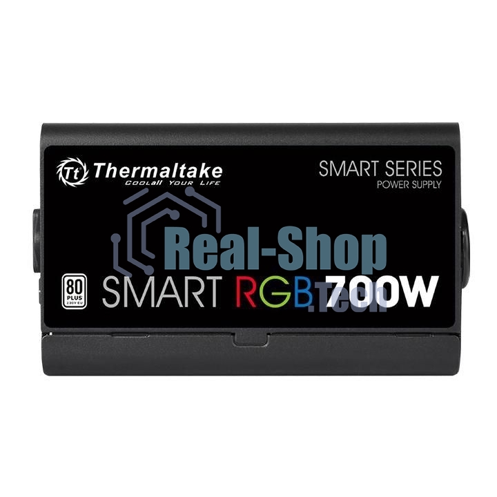 Блок питания Thermaltake Smart RGb (PS-SPR-0700NHSAWE-1), 700Вт, 80 PLUS, 120мм, черный