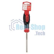 Отвертка крестовая Rexant PZ 2х100 мм, трехкомпонентная рукоятка, сталь S2