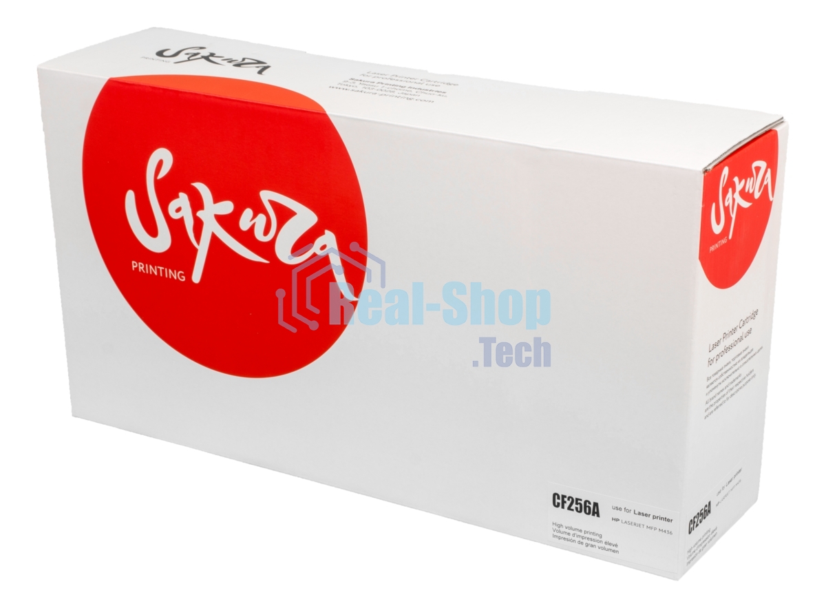 Картридж Sakura CF256A для HP, черный, 7400 к.