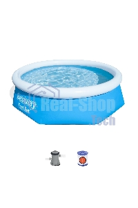 Бассейн BestWay Fast Set 244х66см, 2100л, фил.-насос 1249л/ч 57268 BW