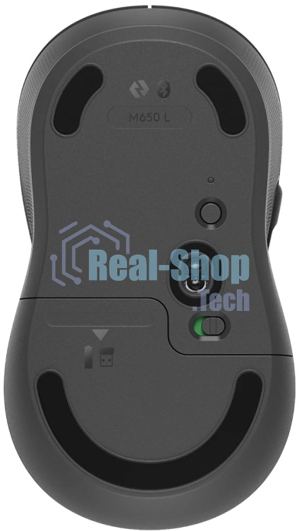 Мышь беспроводная Logitech Signature M650 графитовый, 4000 dpi, радиоканал, Bluetooth, USB, кнопки - 5