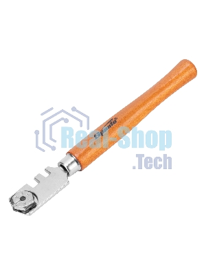 Стеклорез 6-роликовый с деревянной рукояткой Sparta