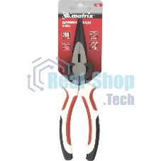 Длинногубцы Matrix Premium, 200 мм, прямые, трехкомпонентные рукоятки