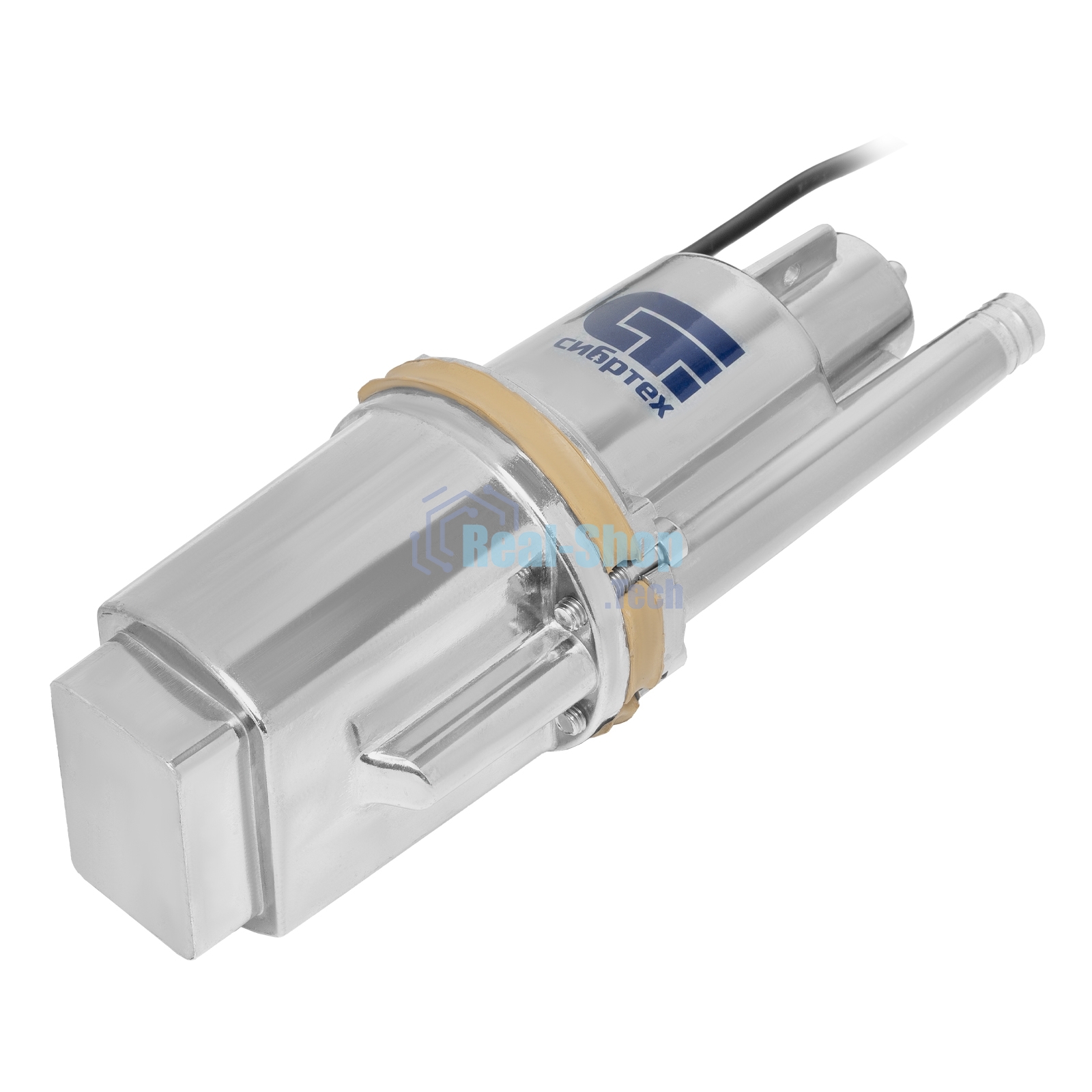 Вибрационный насос Сибртех СВН30025 верхний забор 300 Вт напор 75 м 1200 л/ч кабель 25 м