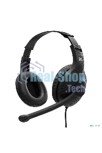 Гарнитура проводная ExeGate EX289748RUS Office HS-102S (3,5мм Jack интерфейс, длина кабеля 1,5м)