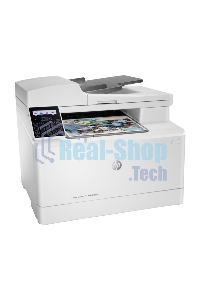 МФУ лазерное HP Color LaserJet Pro M183fw (7KW56A), A4, цветной, печ. до 16 стр/мин., скан. до 15 стр/мин. (ч/б) 8 стр/мин. (цвет), 600 x 600 dpi (печать) 1200x1200dpi (скан.), USB, RJ-45, Wi-Fi, Air Print, Mopria