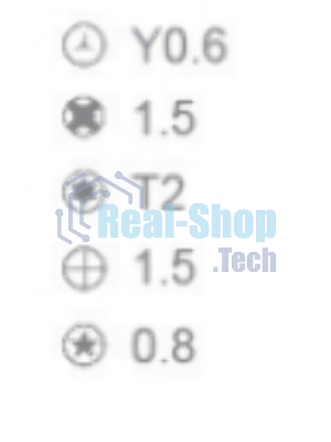 Отвертка из алюминиевого сплава Jakemy JM-8179 T2