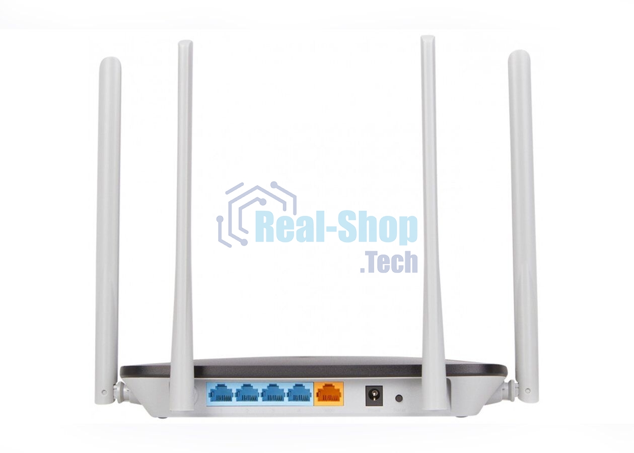 Беспроводный маршрутизатор Mercusys AC12, Dual Band, (867Мбит/с на 5 ГГц + 300Мбит/с на 2,4 ГГц)4 порта 100 Мбит/с, 4 фиксированных антенны