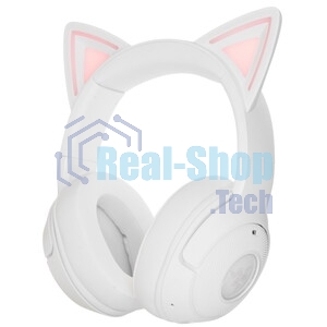 Гарнитура Razer Kraken Kitty V2 BT белый, беспроводная, Bluetooth, подсветка Razer Chroma RGB