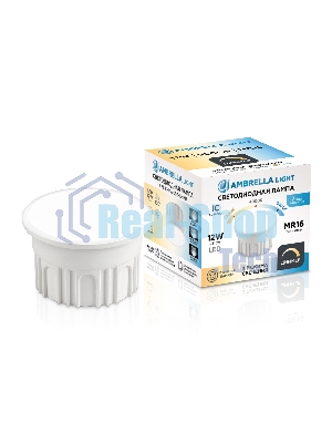 Лампа светодиодная 212510 LED MR16-DD 12W IC 220-240V 6400K 4000K 2700K CCT Memory Dimmer