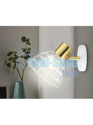 Светильник Ambrella light TR8600 WH/GD белый/золото E27 max 40W 154*145*205