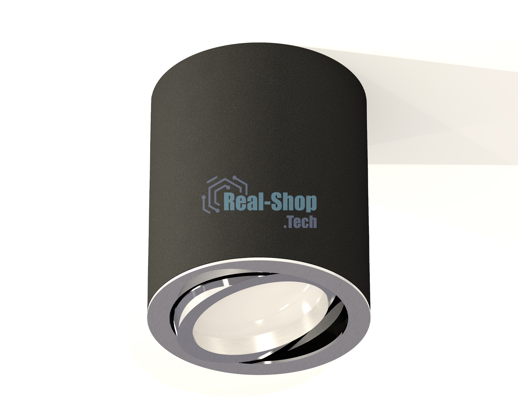Светильник Ambrella Light XS7422002 SBK/PSL черный песок/серебро полированное MR16 GU5.3 (C7422, N7003)