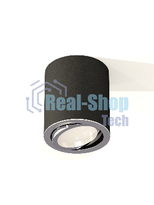 Светильник Ambrella Light XS7422002 SBK/PSL черный песок/серебро полированное MR16 GU5.3 (C7422, N7003)