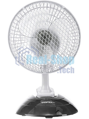 Вентилятор Centek CT-5003 серый/белый, настольный, 20 Вт, 2 скорости, 15 см