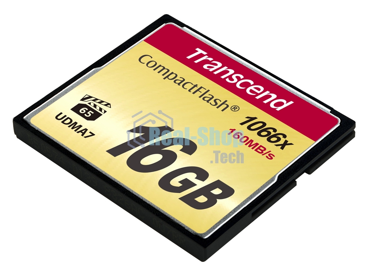 Флеш карта Transcend Ultimate TS16GCF1000/CF (Compact Flash)/16 ГБ/UDMA 7, VPG 65/160 МБ/с