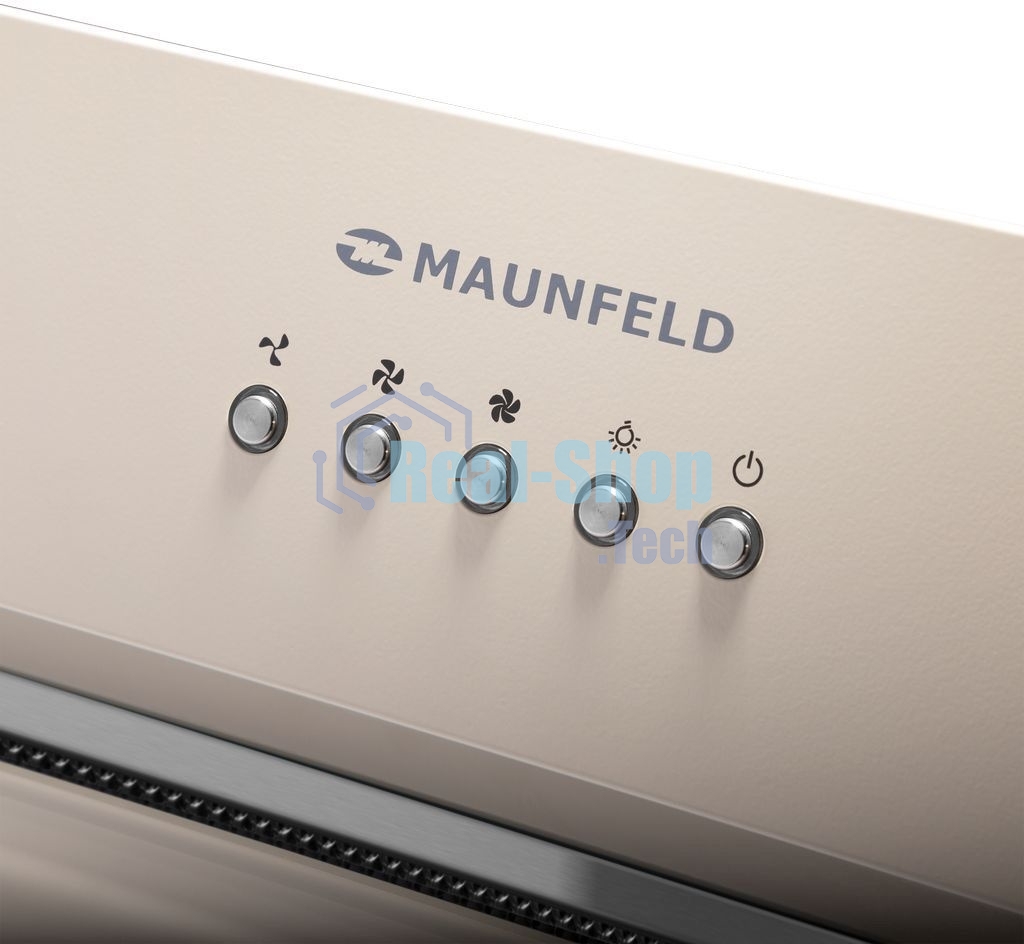 Вытяжка встраиваемая Maunfeld TRAPEZE 602IG бежевый, 60 см, 1150 куб. м/ч, 54 дБ
