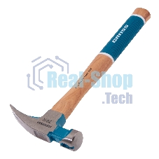 Молоток-гвоздодер Gross AMERICAN HICKORY 560 г, угол 75, магнит, обрезиненная рукоятка