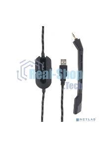 Гарнитура проводная игровая Gembird MHS-G700U черный мембрана 53мм металический корпус