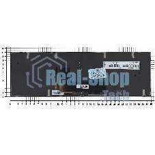 Клавиатура для ноутбука DNS Clevo P651 черная с рамкой с подсветкой