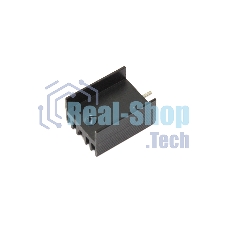Аллюминиевый радиатор TO-220 Mosfet, 20x15x10 мм, 1Pin