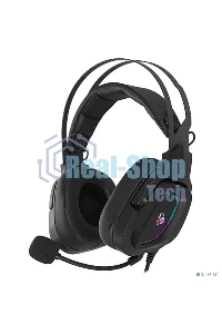 Гарнитура проводная с микрофоном A4Tech Bloody G570 черный/серый 2м мониторные USB оголовье (G570 USB/BLACK + GREY)