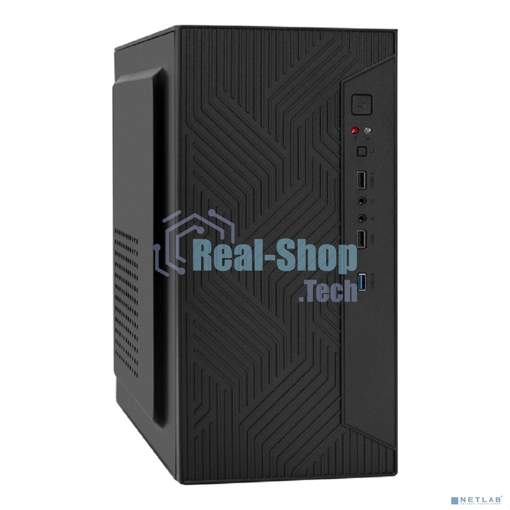 Компьютерный корпус Minitower ExeGate BAA-303U-UNS350 (mATX, БП UNS350 с вент. 12см, 2хUSB+1хUSB 3.0, HD Audio, черный)