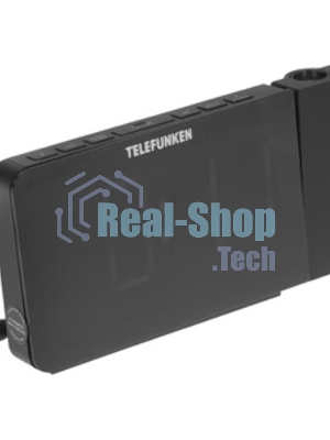 Радиочасы с будильником TELEFUNKEN TF-1709 (черный с белым)