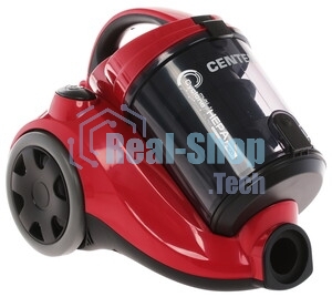 Пылесос Centek CT-2530 красный/черный, 400/2300 Вт, уборка сухая, пылесборник контейнер 2 л