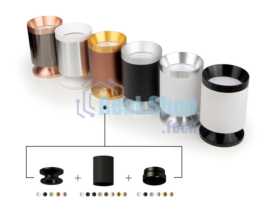 Насадка для корпуса светильника N6132 PSL серебро полированное D60*H25mm Out10mm MR16