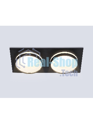 Светильник Ambrella light TN30712/2 BK черный GU5.3/2 182*92*36