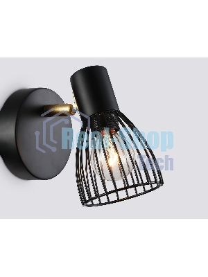 Светильник Ambrella light TR8659 BK/GD черный/золото E14 max 60W 160*100*145
