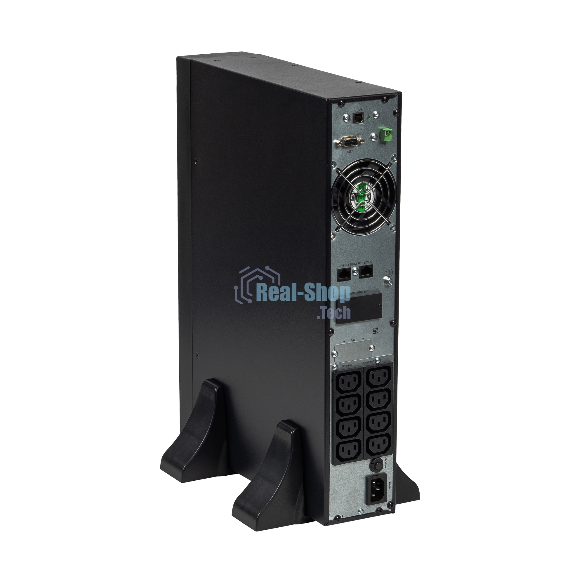 Источник бесперебойного питания Бастион SKAT-UPS 1000-RACK-ON-2X9-E P3 1000Вт 1000ВА черный