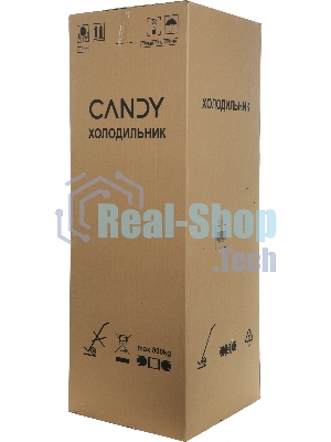 Холодильник Candy CFN6185S серебро двухкамерный 207/91 л морозилка снизу, No Frost