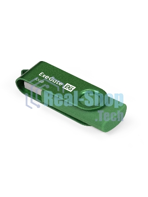 Exegate EX302046RUS USB-флеш накопитель ExeGate Jet 32GB зеленый (USB2.0, 480Mbps, пластик/металл)