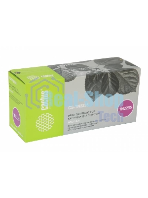 Картридж лазерный Cactus CS-TN2235 черный (1200 стр.) для Brother DCP7060/7060DR/7065/7065DNR/7070/7070DWR/HL-2240/2240R/2250/2250DN/2250DNR/MFC-7360/7360NR/7860/7860DWR