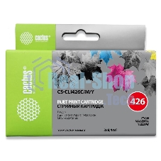 Картридж струйный Cactus CS-CLI426C/M/Y многоцветный (3 x 8,4 мл) для Canon MG5140/5240/6140/8140/MX884