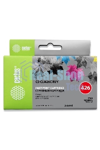 Картридж струйный Cactus CS-CLI426C/M/Y многоцветный (3 x 8,4 мл) для Canon MG5140/5240/6140/8140/MX884