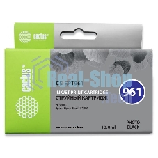 Картридж струйный Cactus CS-EPT961 фото черный (13 мл) для Epson Stylus Photo R2880
