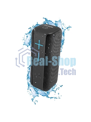 Акустическая система 2.0 SVEN PS-205, черный мощность 2x6 Вт (RMS), Waterproof (IPx6), TWS, Bluetooth, FM, USB, microSD, встроенный аккумулятор