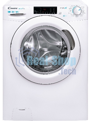 Стиральная машина Candy Smart Pro CSOW4 1364T/2-07 белый, загрузка фронтальная 6 кг, 1300 об/мин., класс: В