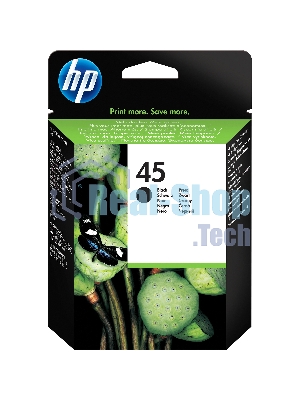 Картридж струйный HP №45 51645AE черный для HP DJ 7xxC/815C/880C/895C/9xxC/112xC/1220/6122/6127 (930 стр.)