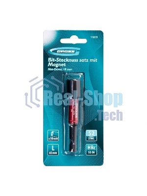 Бита с торцевой головкой GROSS, магнит. Nut-Driver, 10 мм, S2Gross 11619