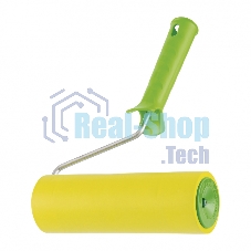 Валик прижимной резиновый с ручкой Сибртех, 180 мм, D ручки - 6 мм