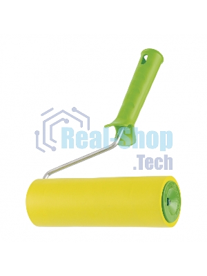 Валик прижимной резиновый с ручкой Сибртех, 180 мм, D ручки - 6 мм