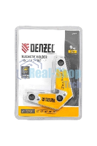 Фиксатор магнитный Denzel для сварочных работ усилие 20 LB, 30х45х60х75х90х135 град.