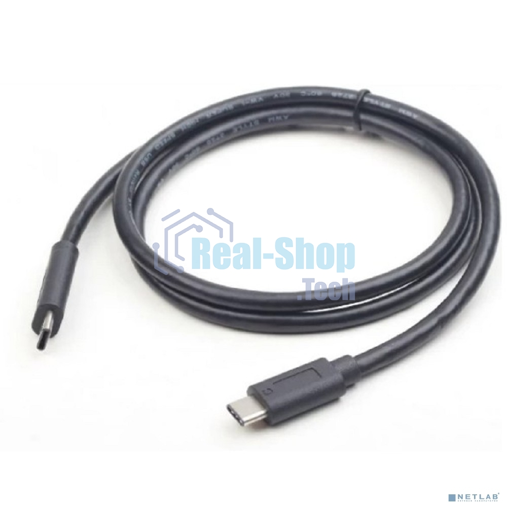 Кабель для зарядки ExeGate EX-CCP-USB3.1-CMCM2-1.8 (USB Type-Cm/Cm, Gen.2, 10Gbit/s, 5A, 100W, 1,8м)