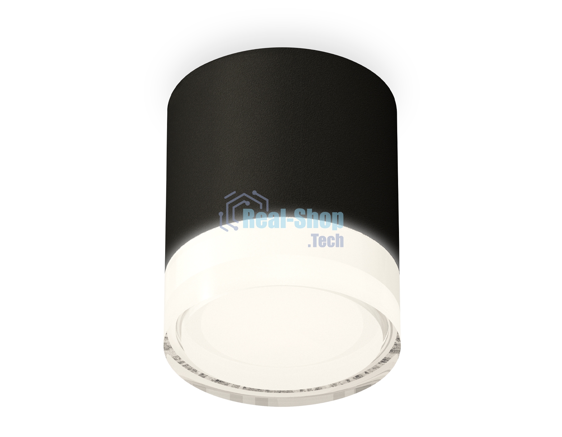 Светильник Ambrella Light XS7402033 SBK/FR/CL черный песок/белый матовый/прозрачный MR16 GU5.3 (C7402, N7160)